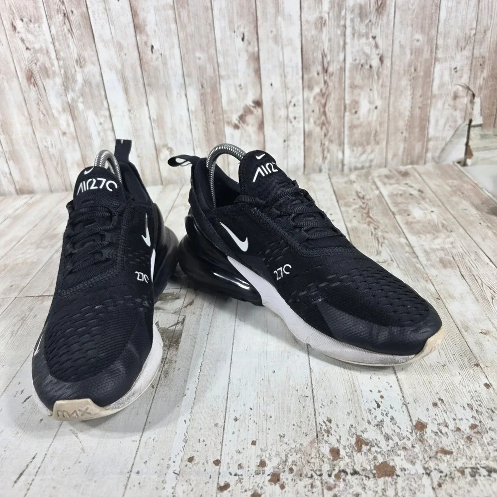 Nike Air Max 270 Womens Black White Anthracite AH6789-001 Sneakers Size 8